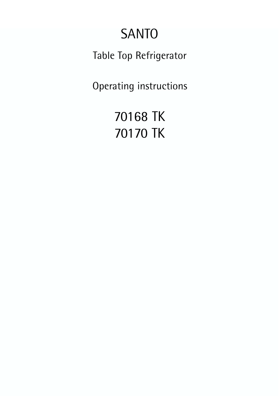 Electrolux 70170 TK User Manual | 28 pages