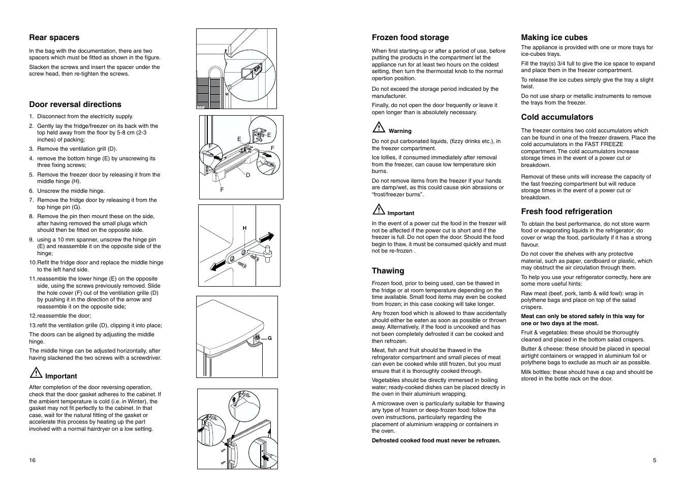 Electrolux ERB 3023 User Manual | Page 16 / 20