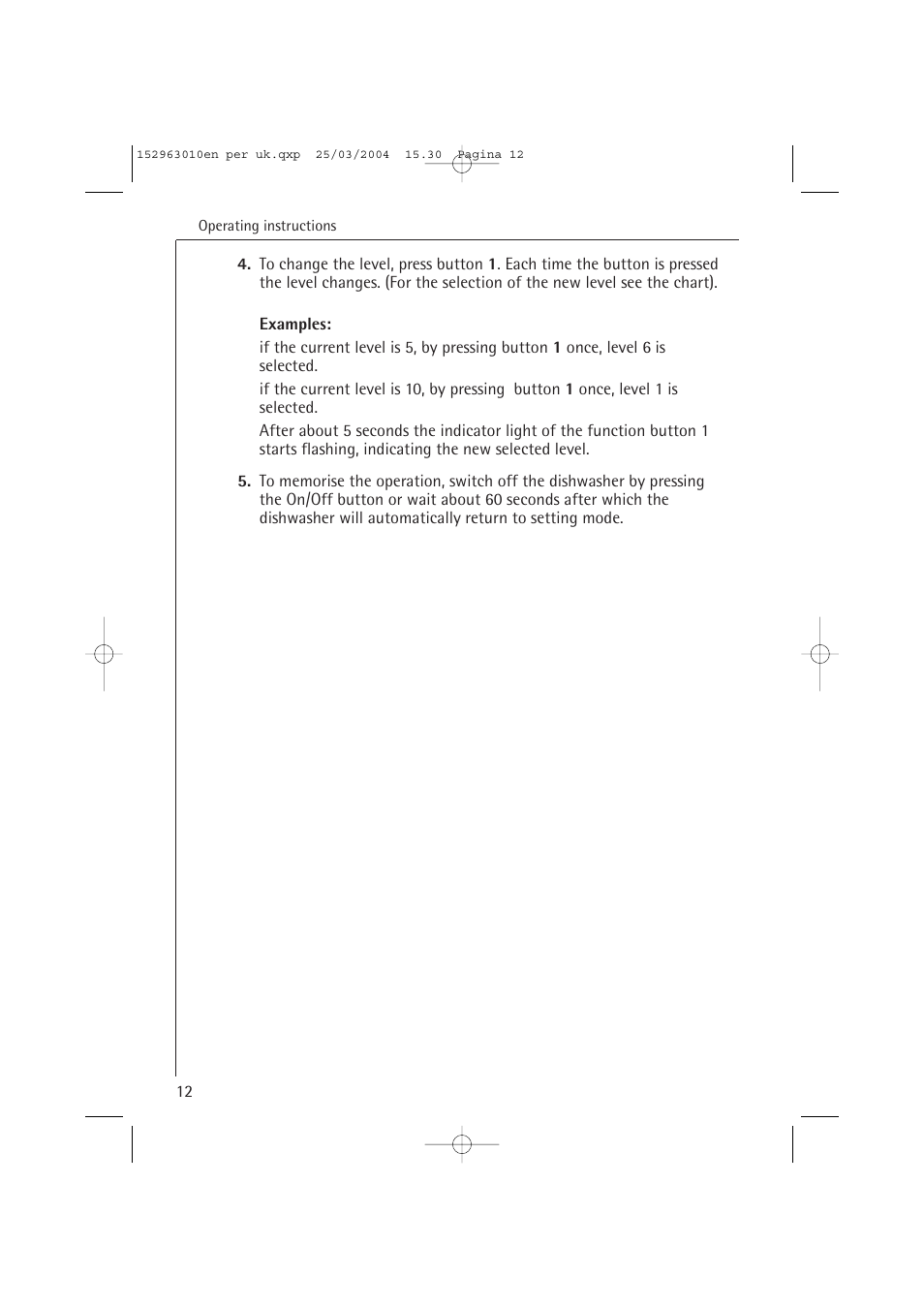 Electrolux 44450 User Manual | Page 12 / 48