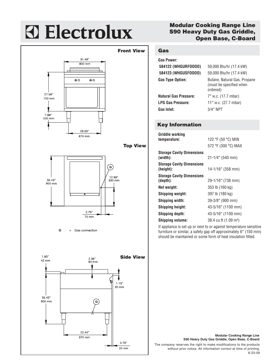 Electrolux WHGURFOOOO User Manual | Page 2 / 2