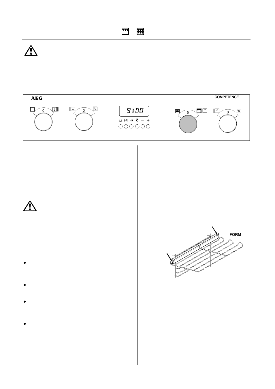 The dual grill | Electrolux D4100 User Manual | Page 12 / 52