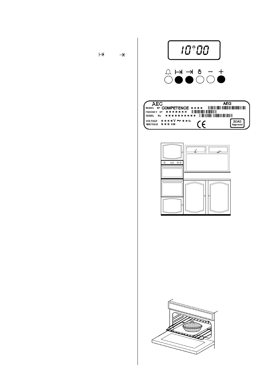 Before using the oven for the first time | Electrolux D4100 User Manual | Page 7 / 52
