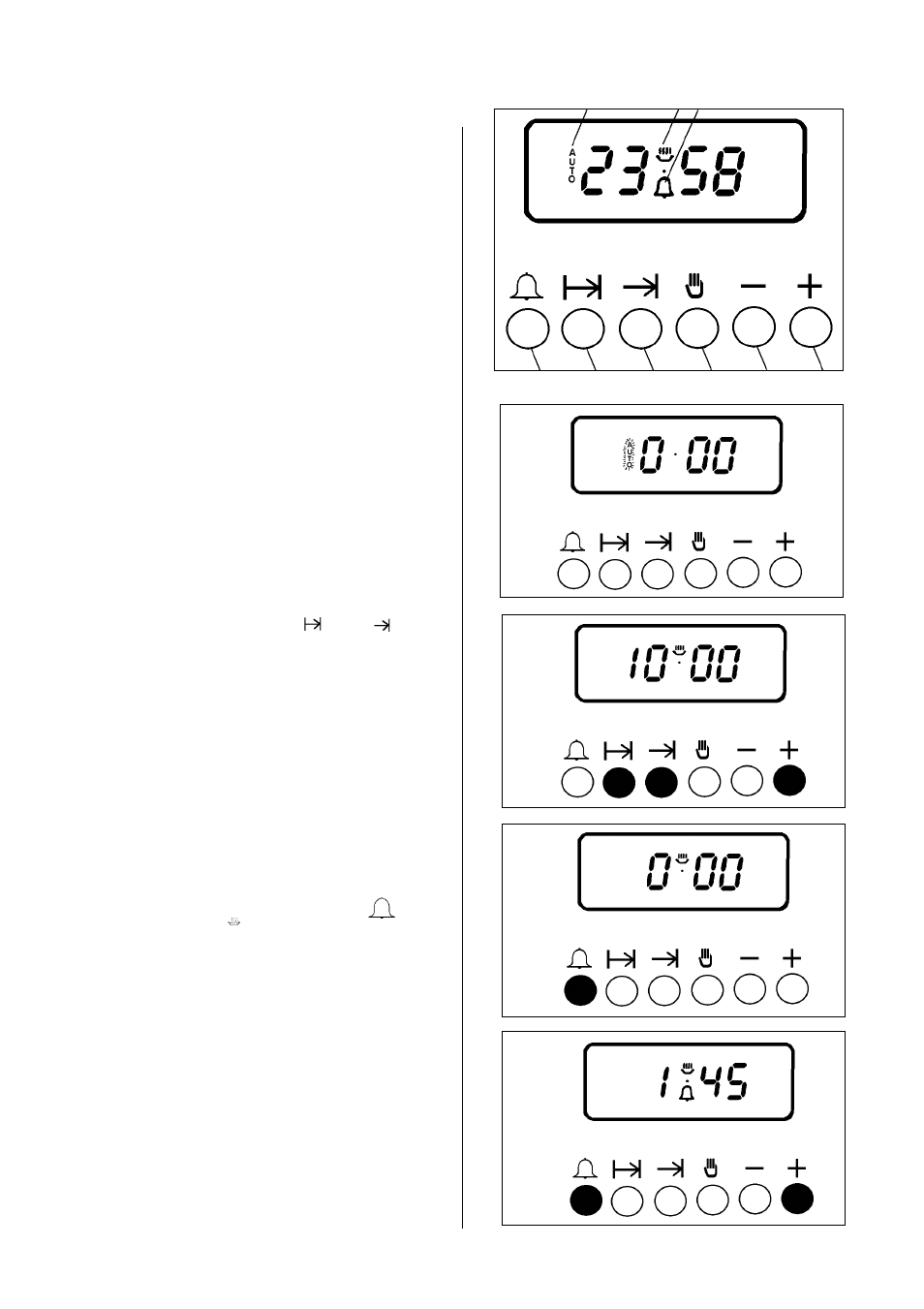 Electronic timer | Electrolux D4100 User Manual | Page 8 / 52
