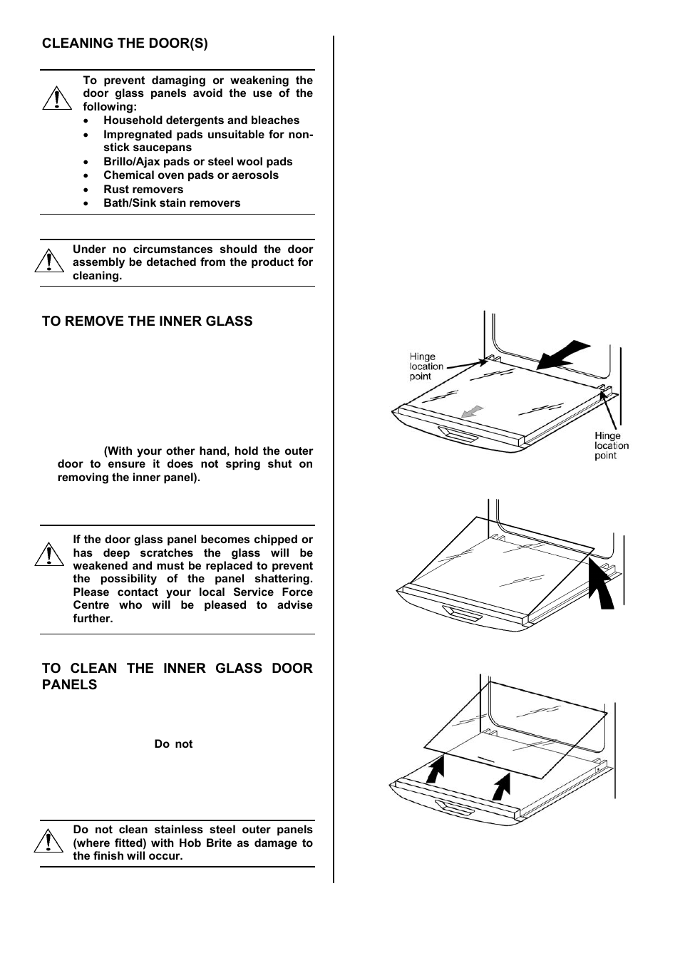 37 cleaning the door(s) | Electrolux D8800-4 User Manual | Page 37 / 52