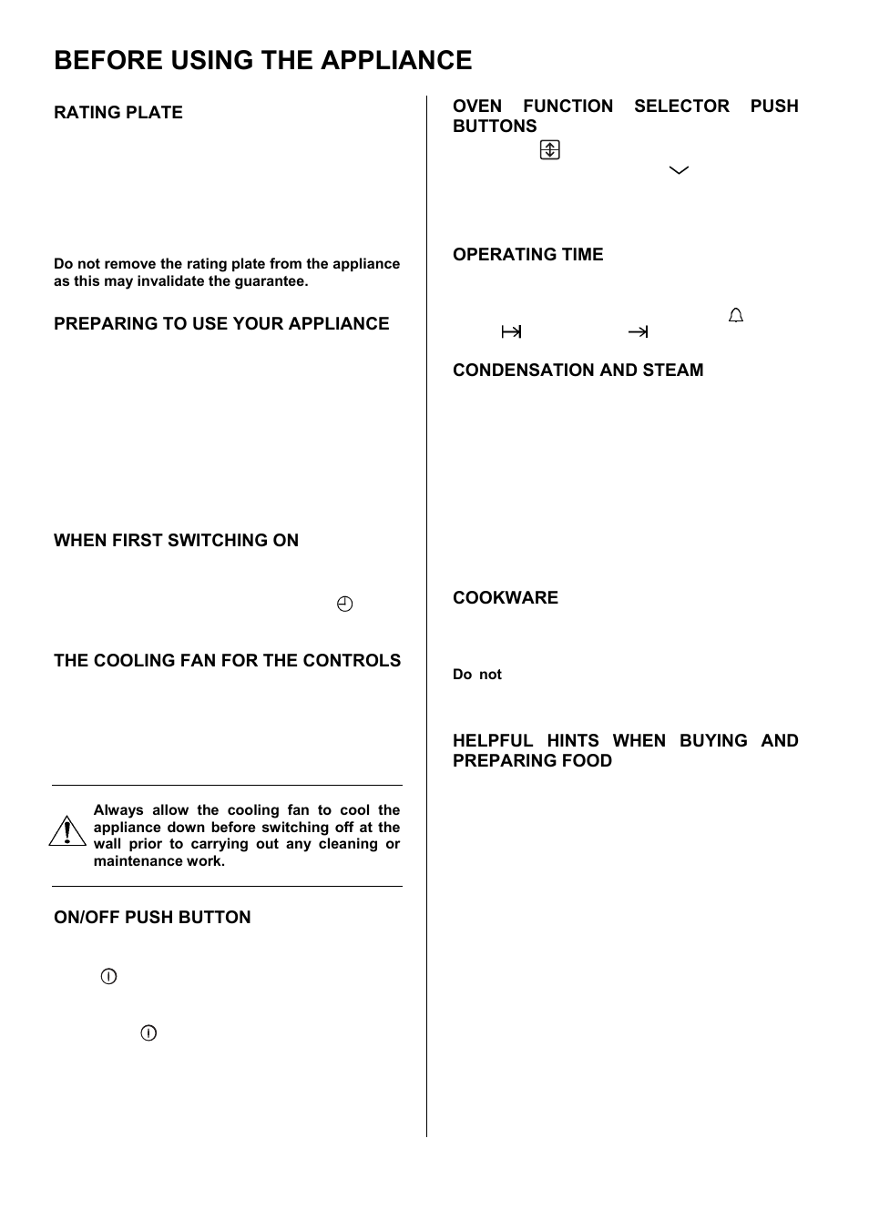 Before using the appliance | Electrolux D8800-4 User Manual | Page 7 / 52