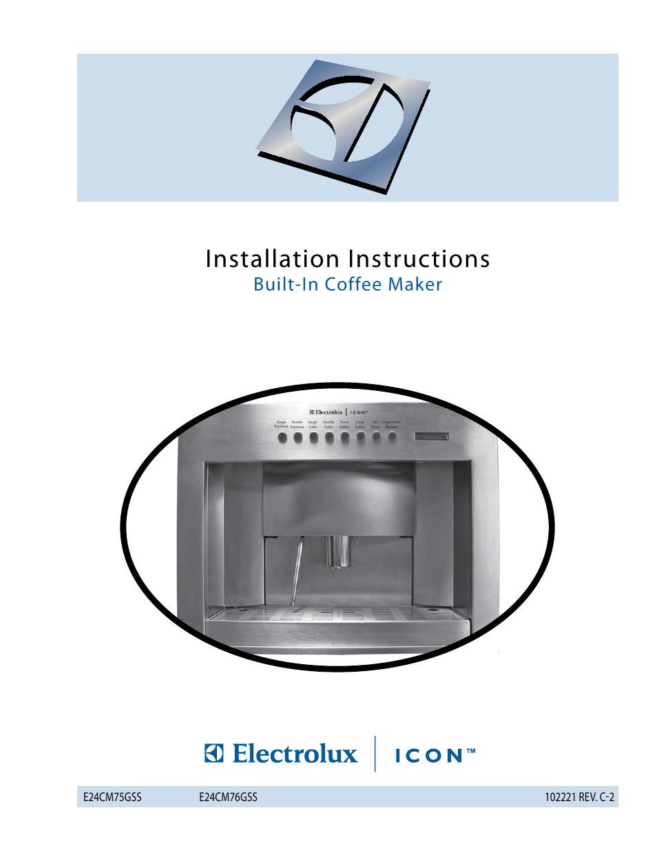 Electrolux E24CM76GSS User Manual | 20 pages