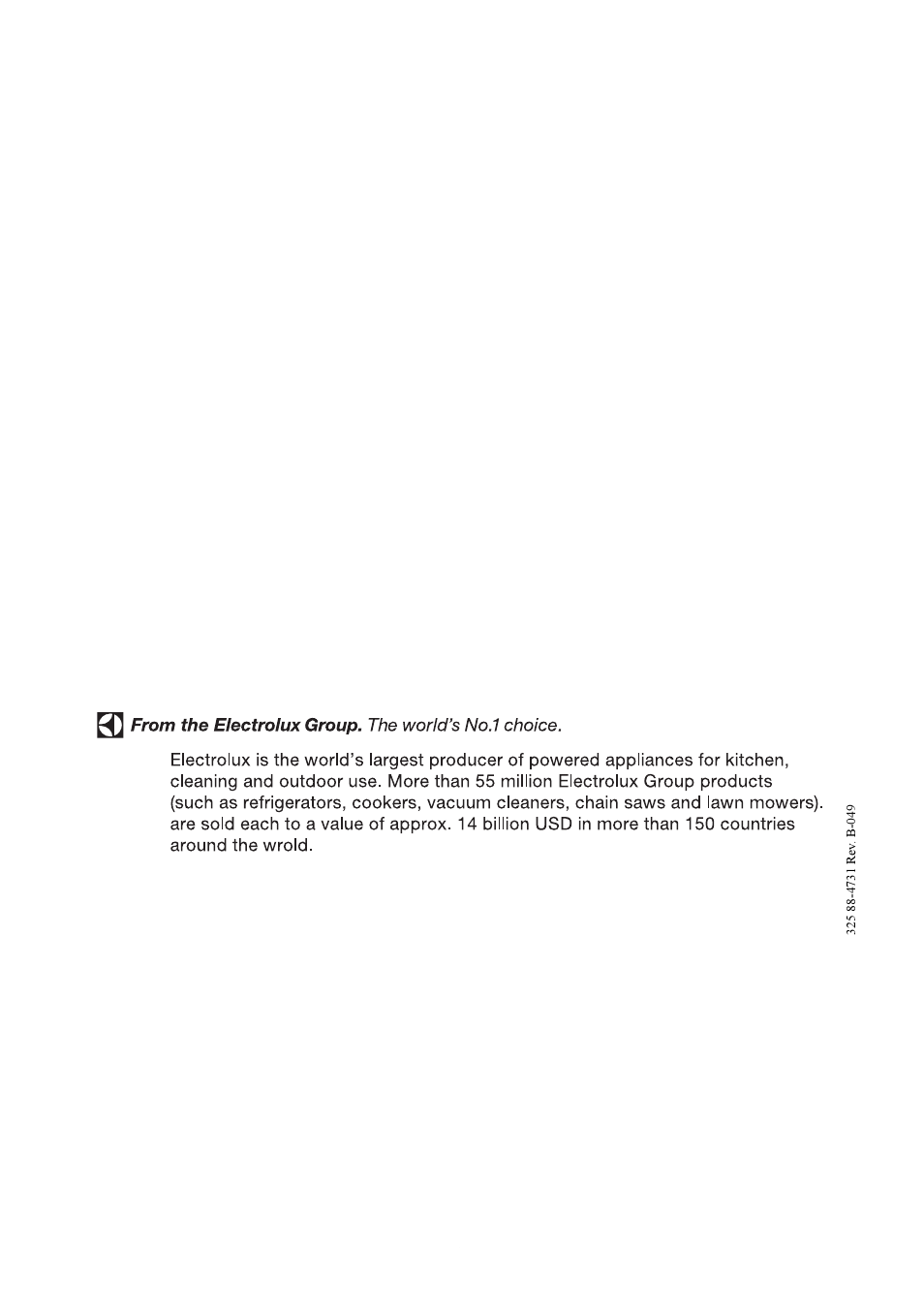Electrolux 130 FG-m User Manual | Page 28 / 28