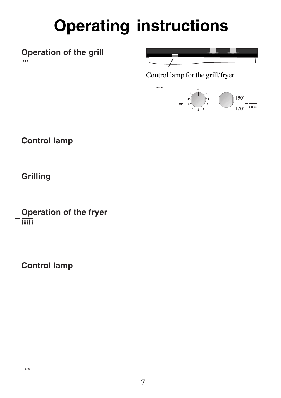 Operating instructions | Electrolux 130 FG-m User Manual | Page 7 / 28