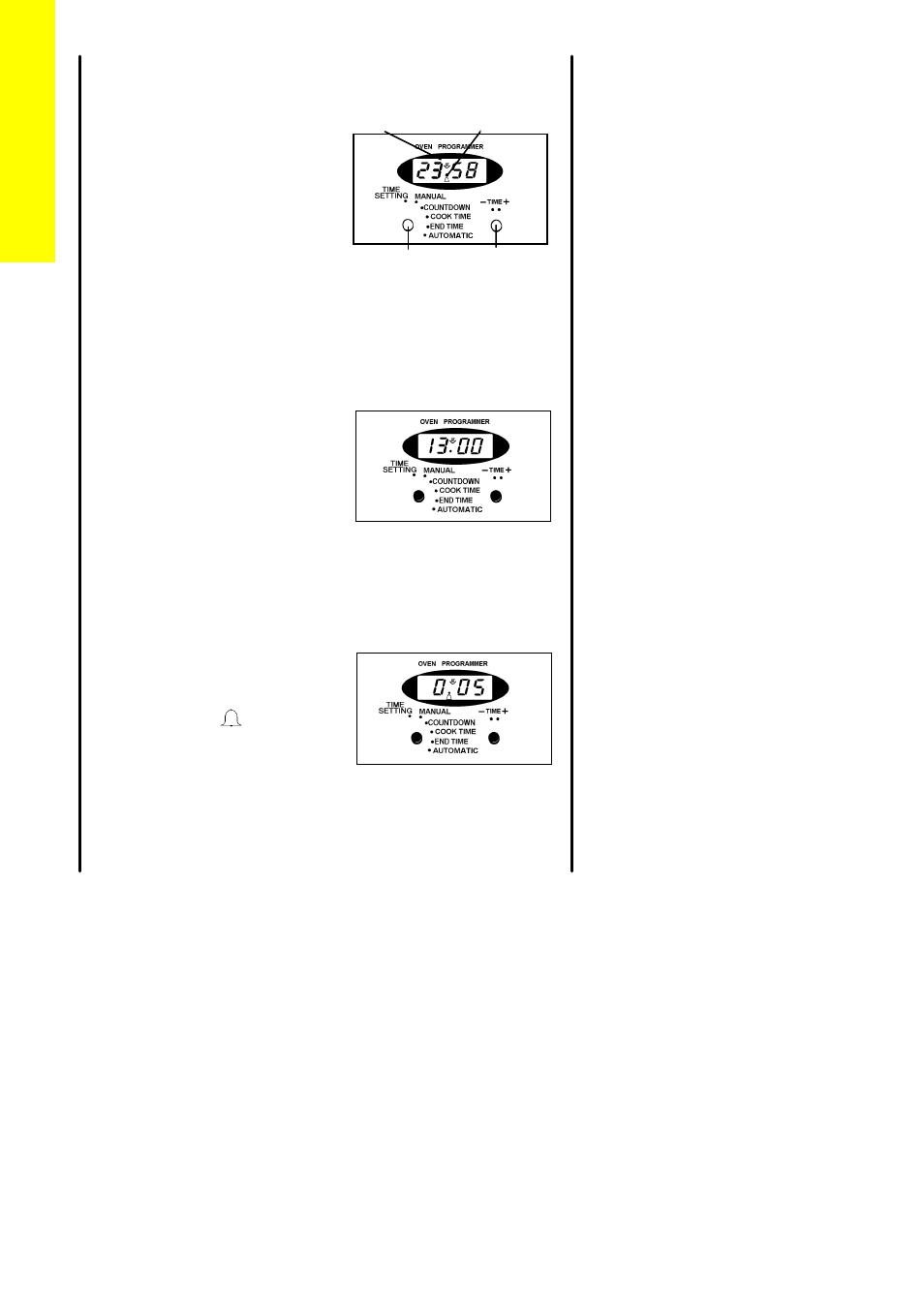 The electronic timer | Electrolux CSIG 511 User Manual | Page 22 / 52