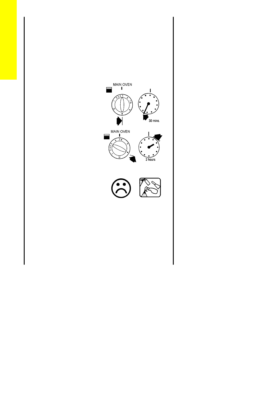 Main oven cleaning cycle, General | Electrolux CSIG 511 User Manual | Page 32 / 52