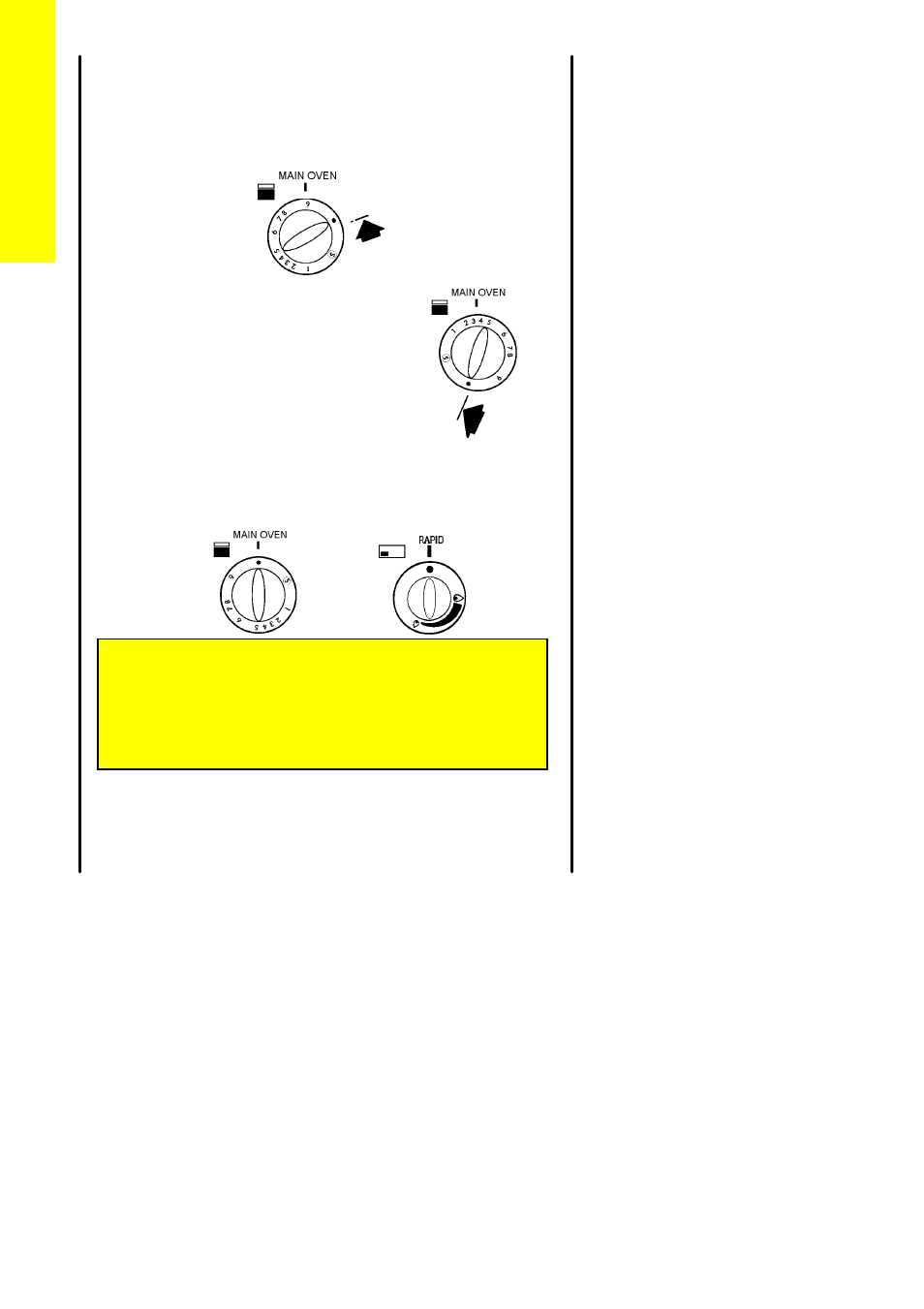 Main oven, Oven light, For your safety | Electrolux CSIG 511 User Manual | Page 6 / 52