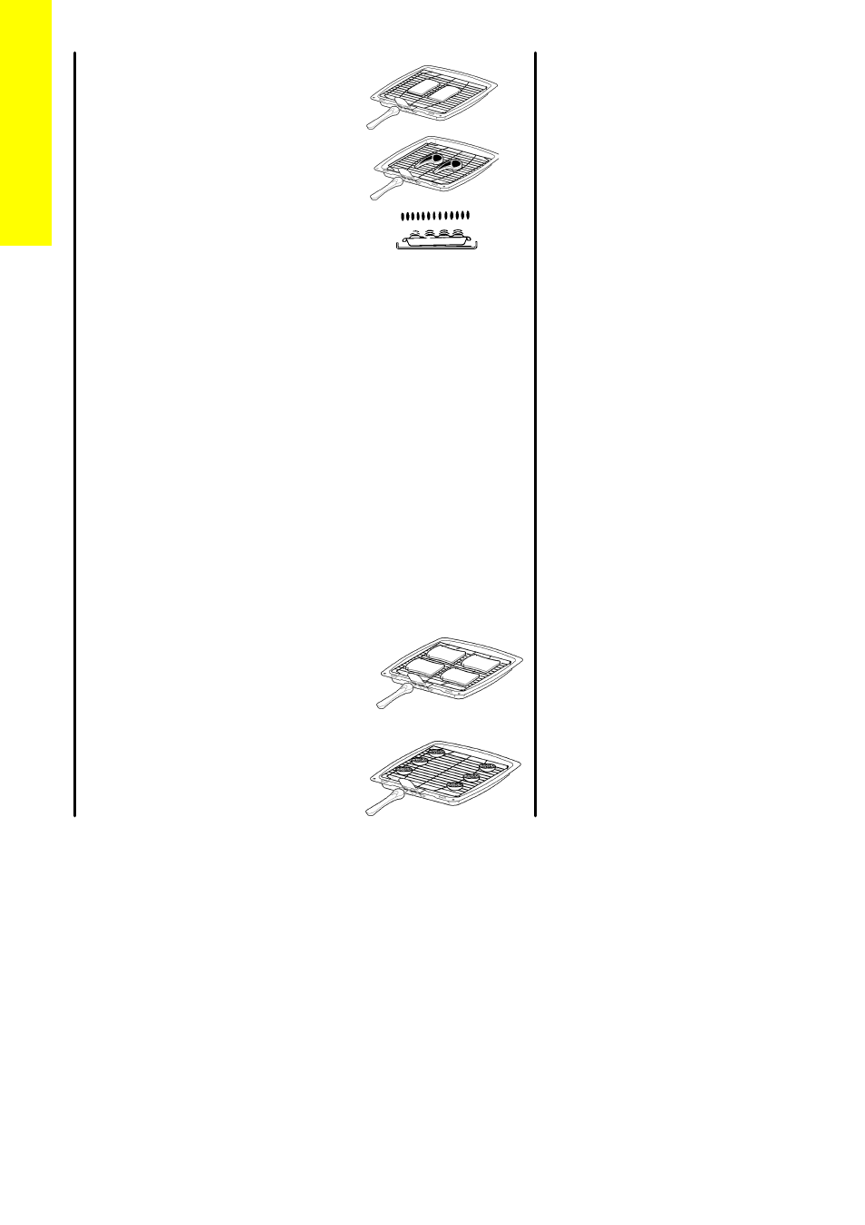 Cooking positions, General, Preheating | Positioning food onthe grid | Electrolux CSIG 511 User Manual | Page 8 / 52