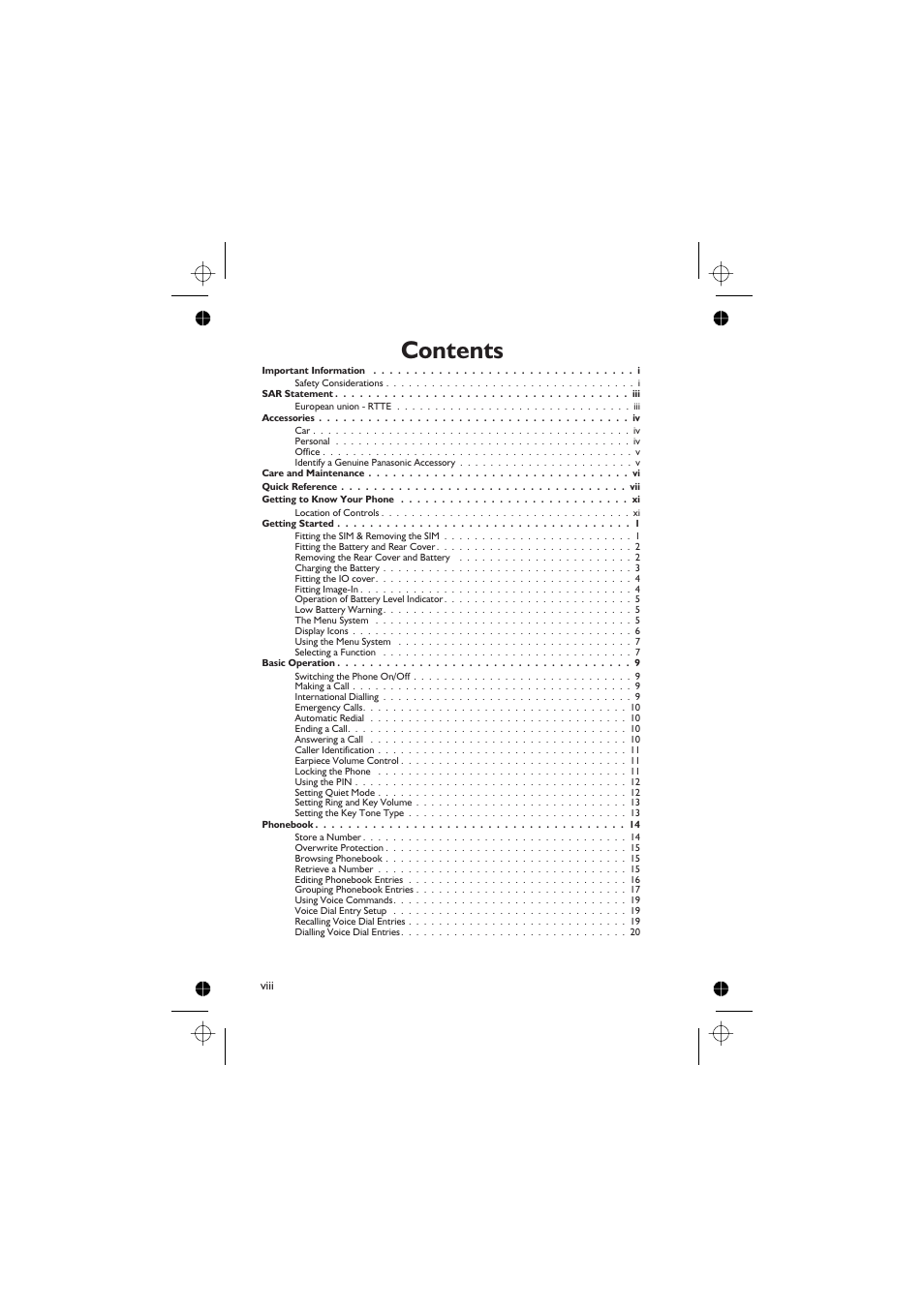 Panasonic EB-GD67 User Manual | Page 10 / 100