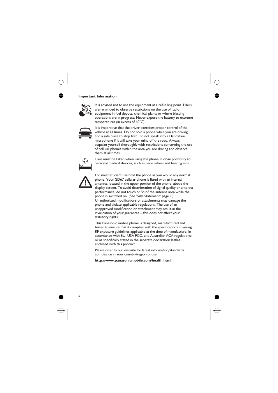 Panasonic EB-GD67 User Manual | Page 4 / 100