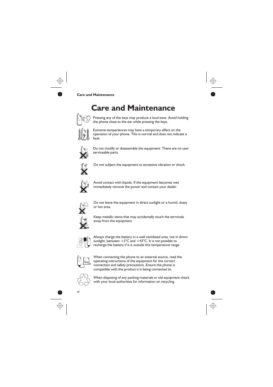 Care and maintenance | Panasonic EB-GD67 User Manual | Page 8 / 100