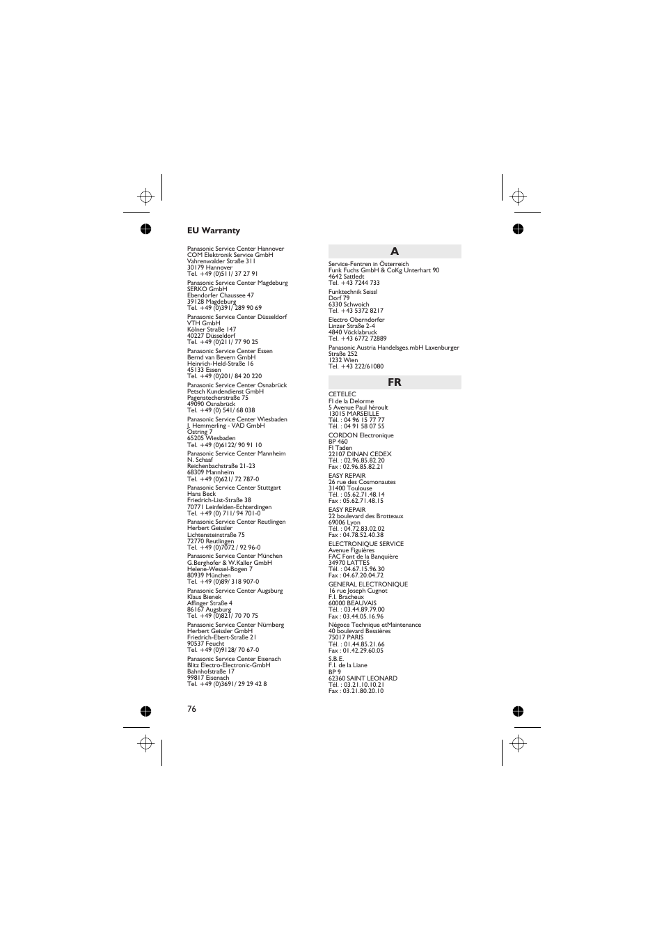 Panasonic EB-GD67 User Manual | Page 90 / 100