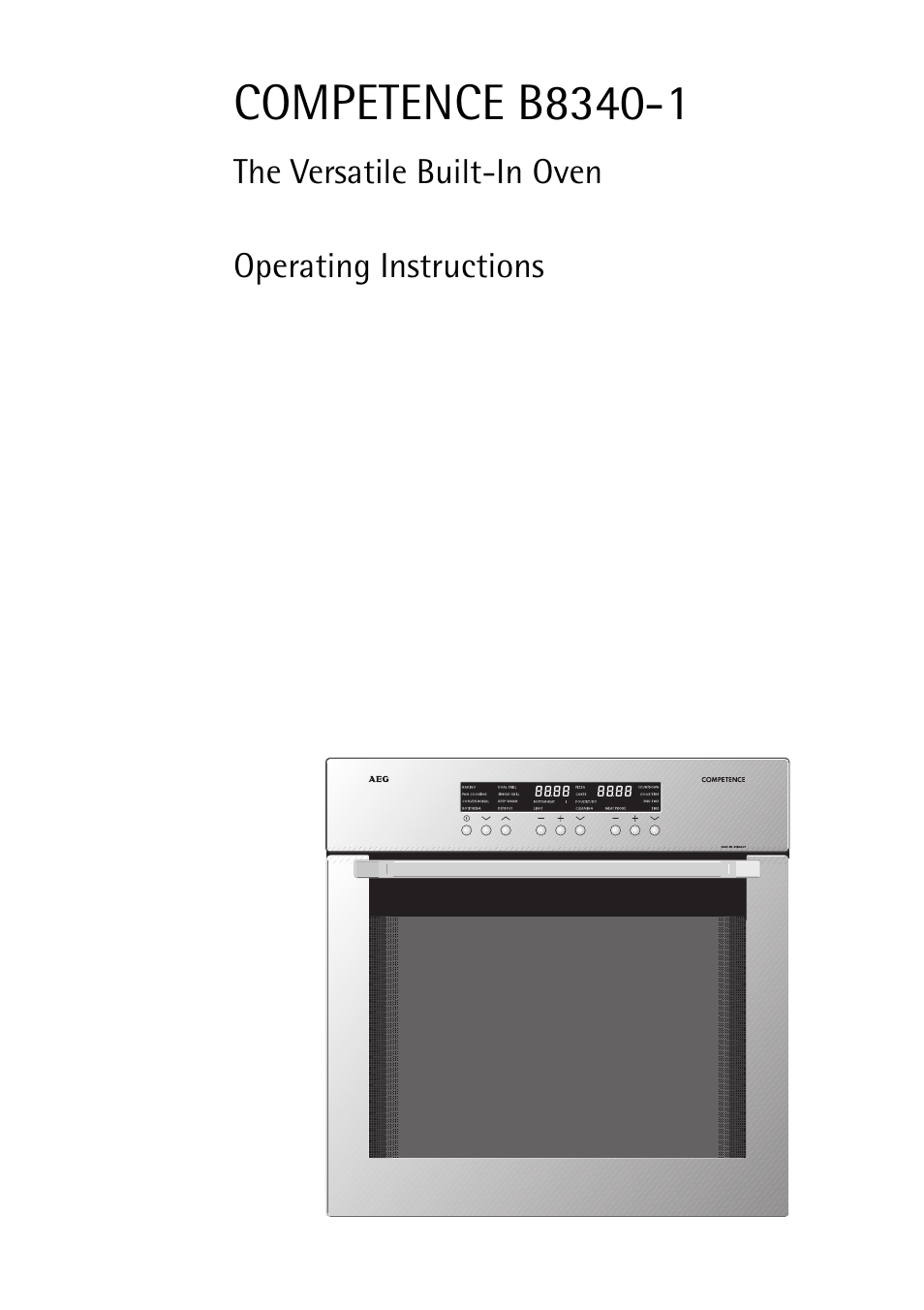 Electrolux B8340-1 User Manual | 80 pages