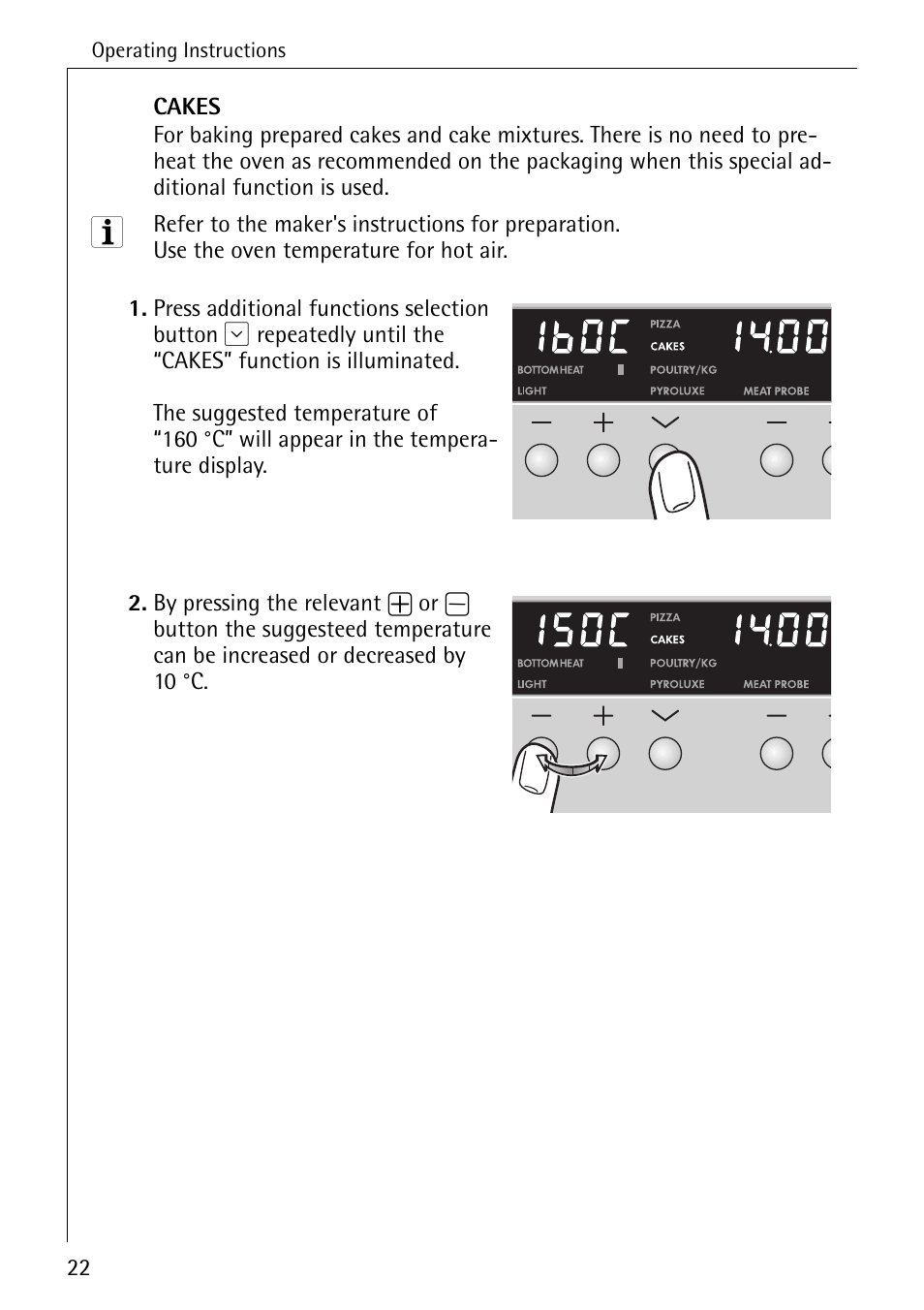 Electrolux B8340-1 User Manual | Page 22 / 80