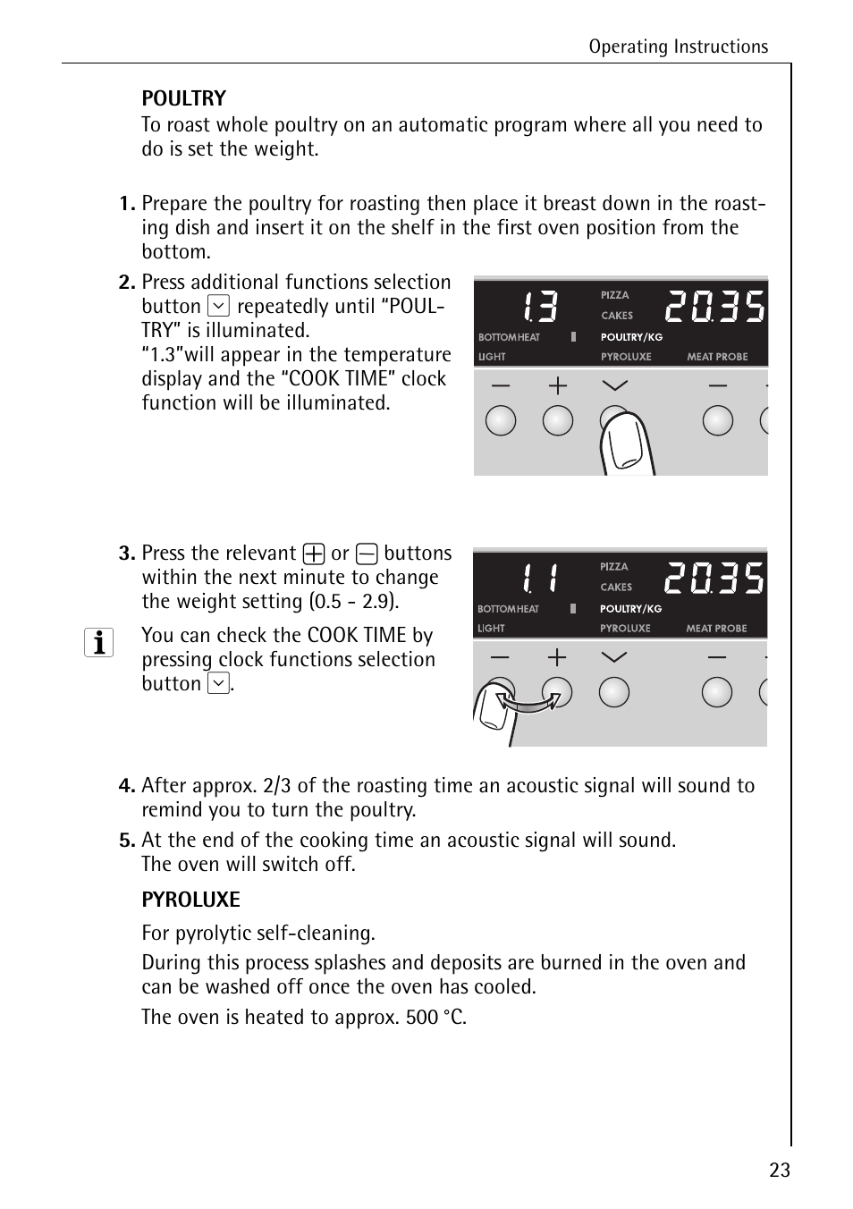 Electrolux B8340-1 User Manual | Page 23 / 80