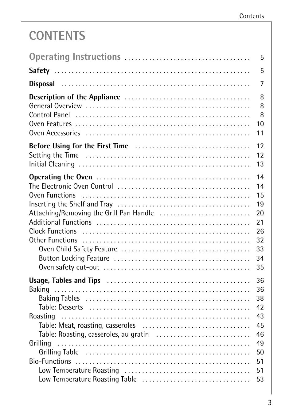 Electrolux B8340-1 User Manual | Page 3 / 80