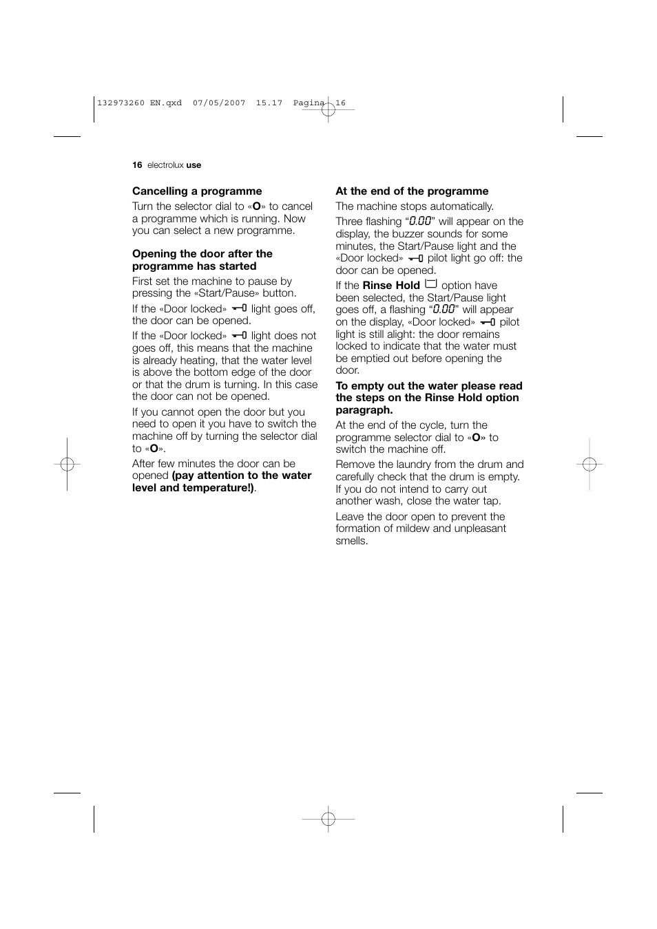 Electrolux EWG 14440 W User Manual | Page 16 / 48
