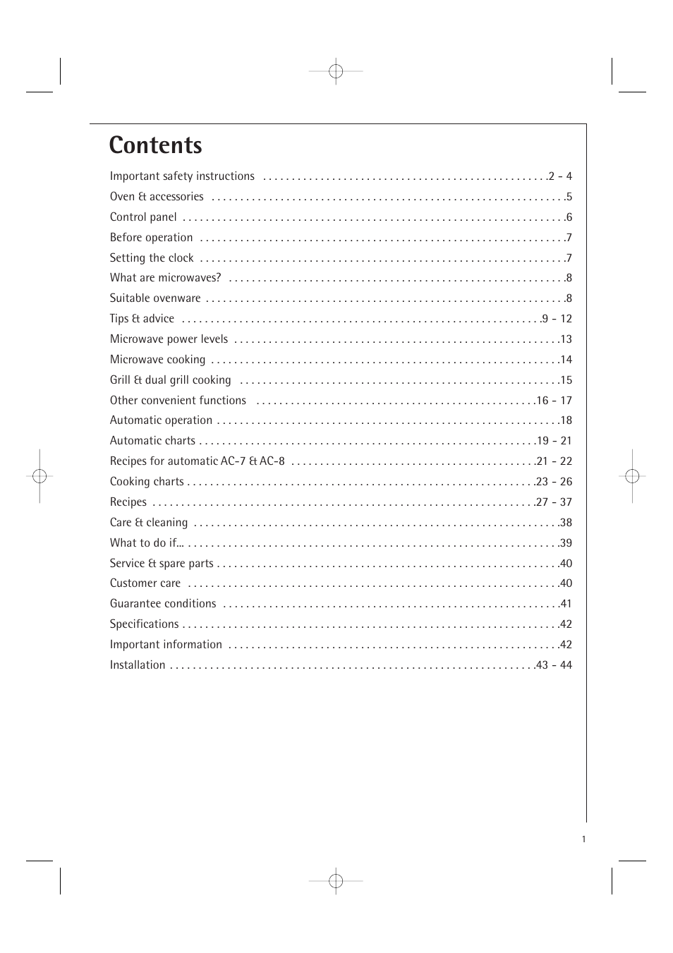 Electrolux MCD1761E User Manual | Page 3 / 48