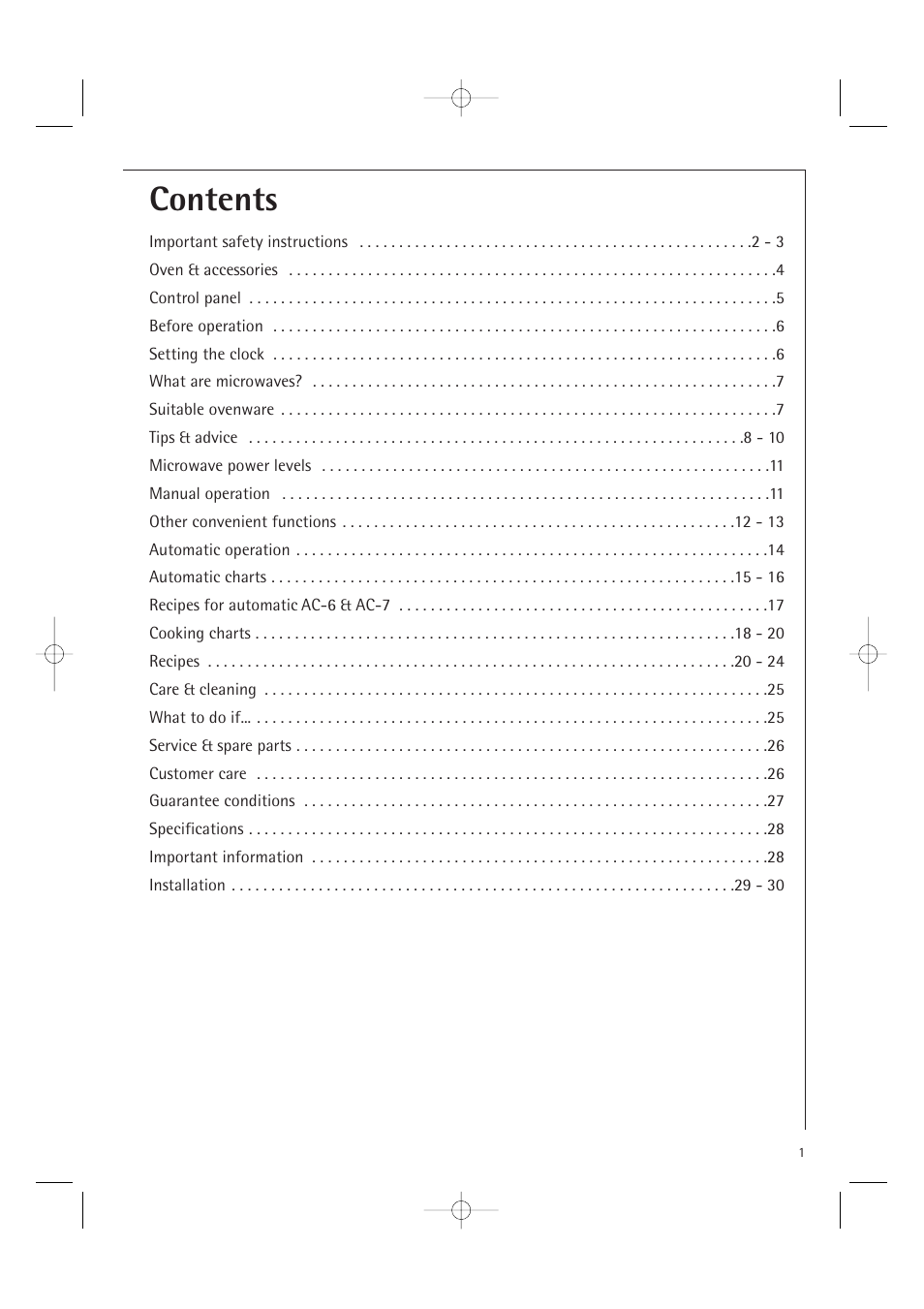 Electrolux MC1761E User Manual | Page 3 / 36