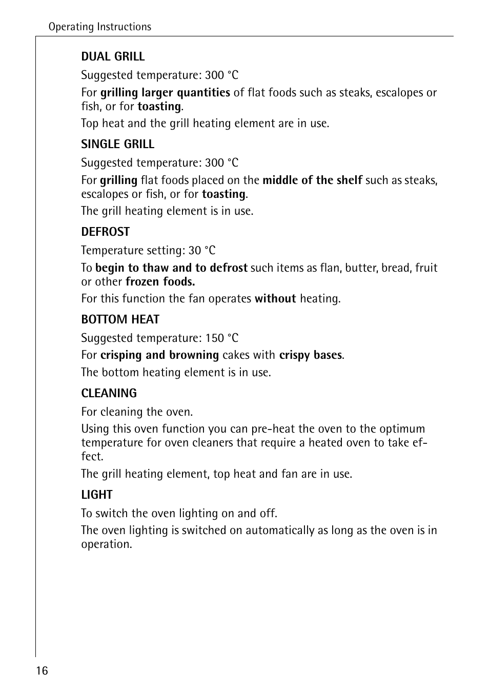 Electrolux B6100-1 User Manual | Page 16 / 76