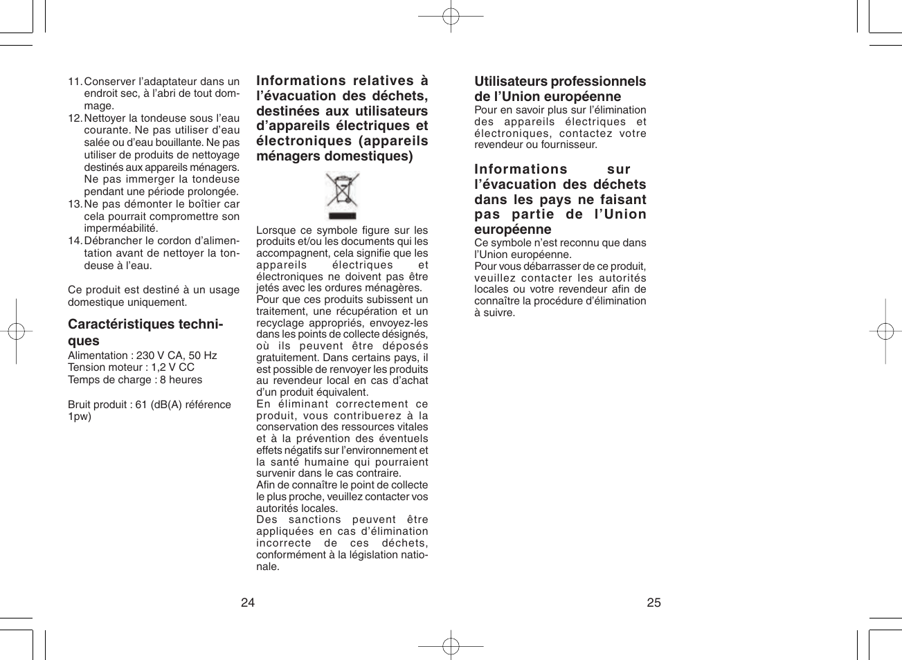 Panasonic ER217 User Manual | Page 14 / 63