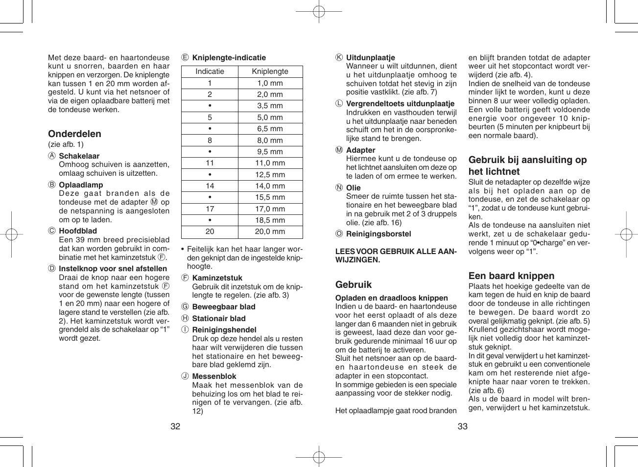 Panasonic ER217 User Manual | Page 18 / 63