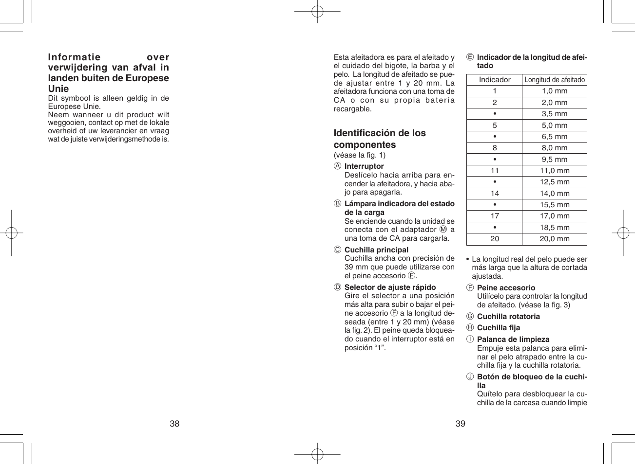Panasonic ER217 User Manual | Page 21 / 63