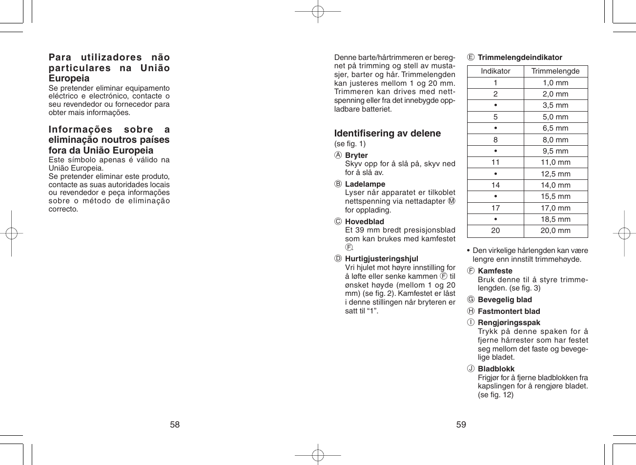 Panasonic ER217 User Manual | Page 31 / 63