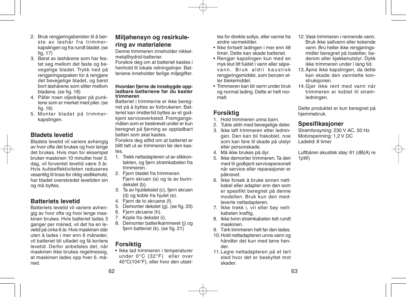 Panasonic ER217 User Manual | Page 33 / 63