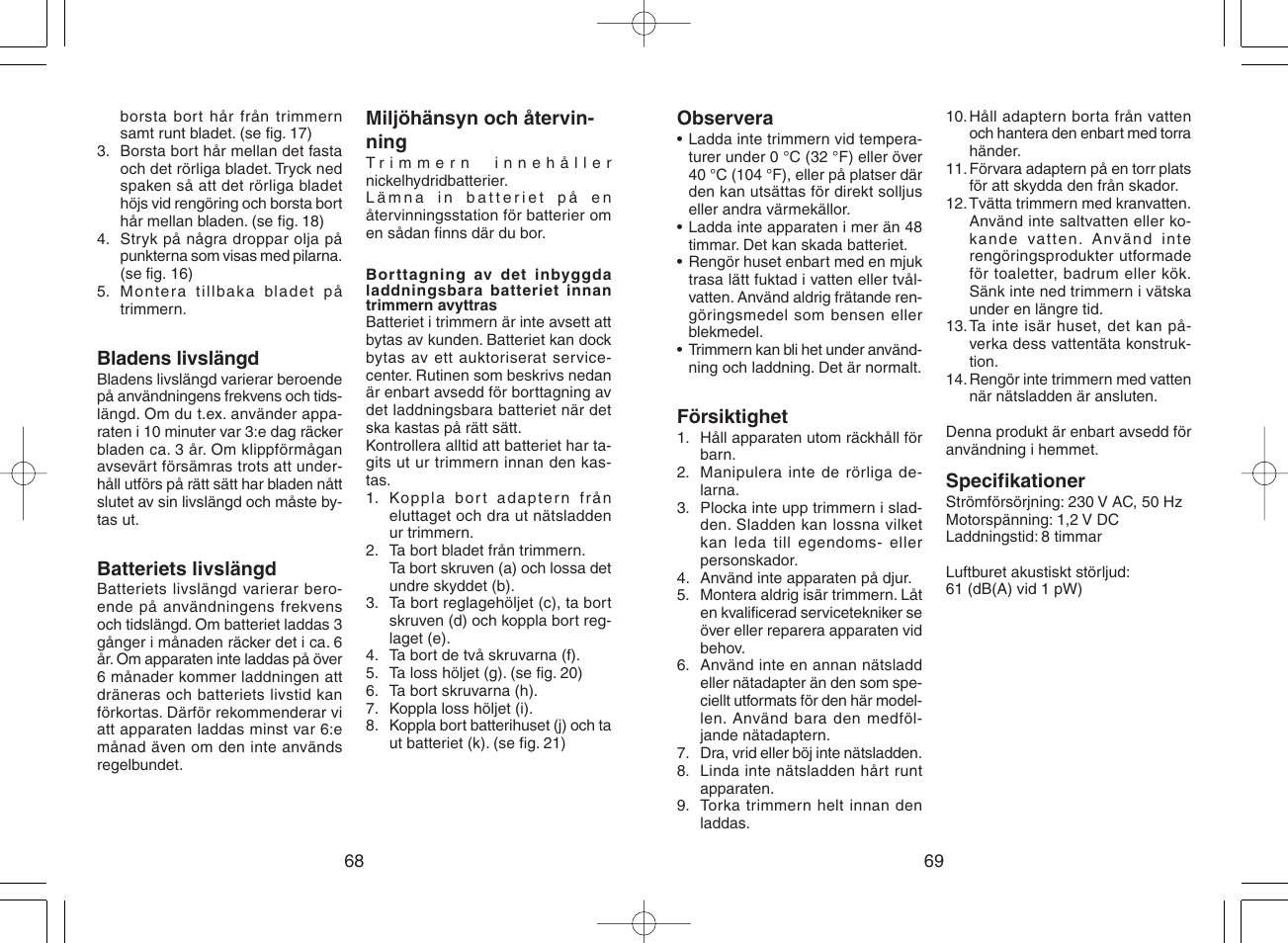 Panasonic ER217 User Manual | Page 36 / 63