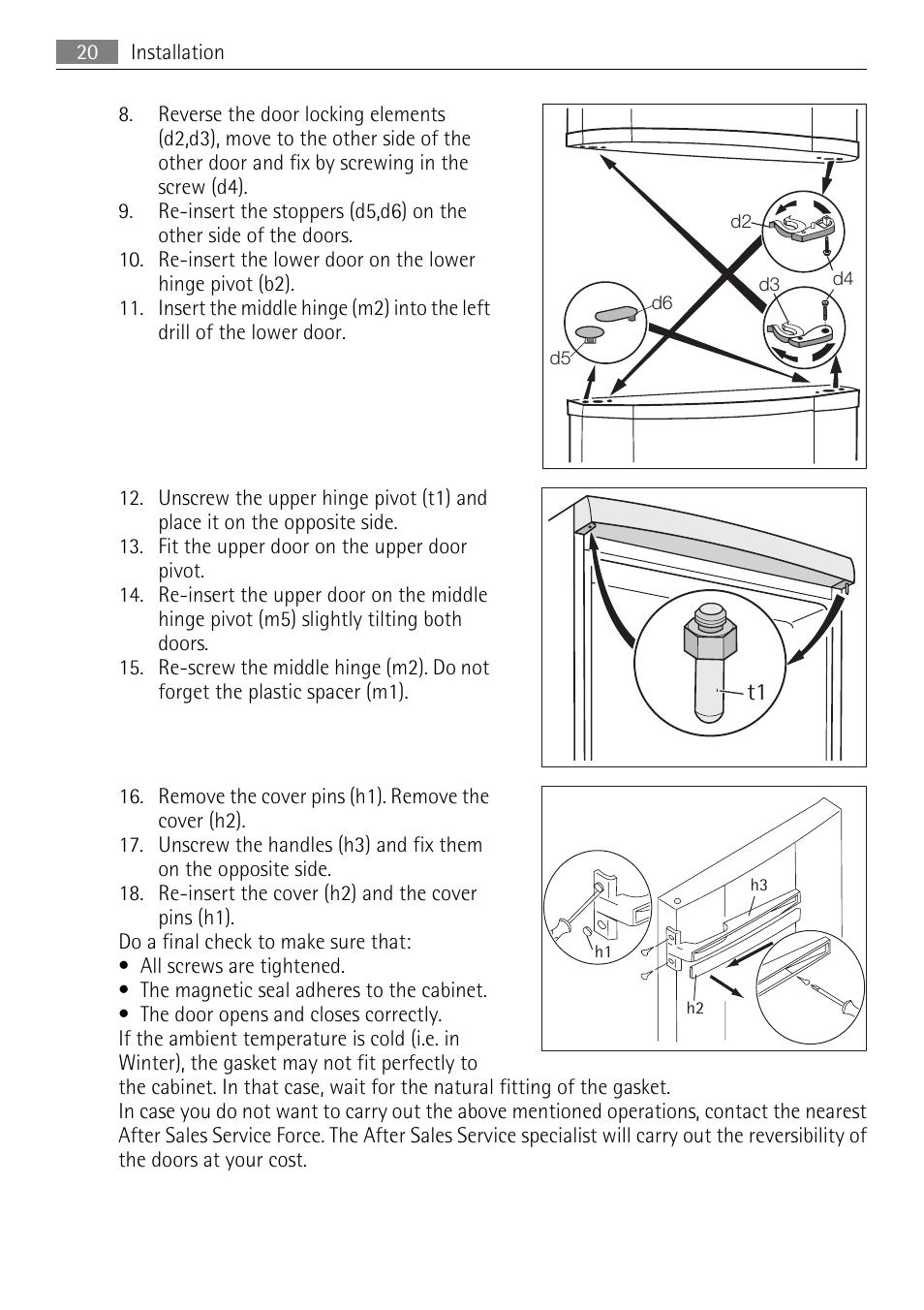 Electrolux 925033685 User Manual | Page 20 / 24