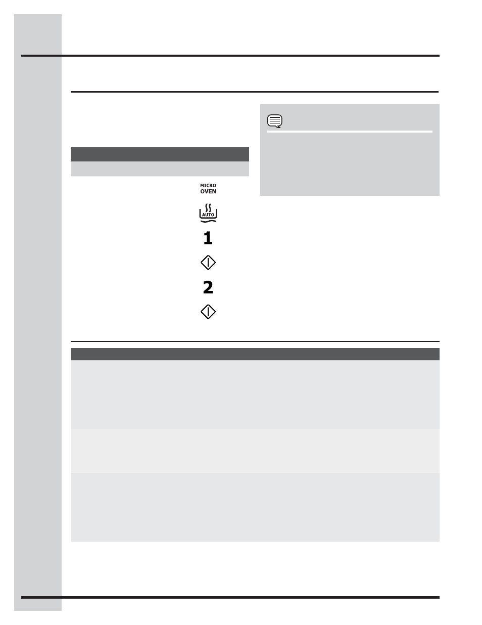 Setting microwave controls, Auto reheat auto reheat chart | Electrolux WAVE-TOUCH 318205319 User Manual | Page 26 / 72