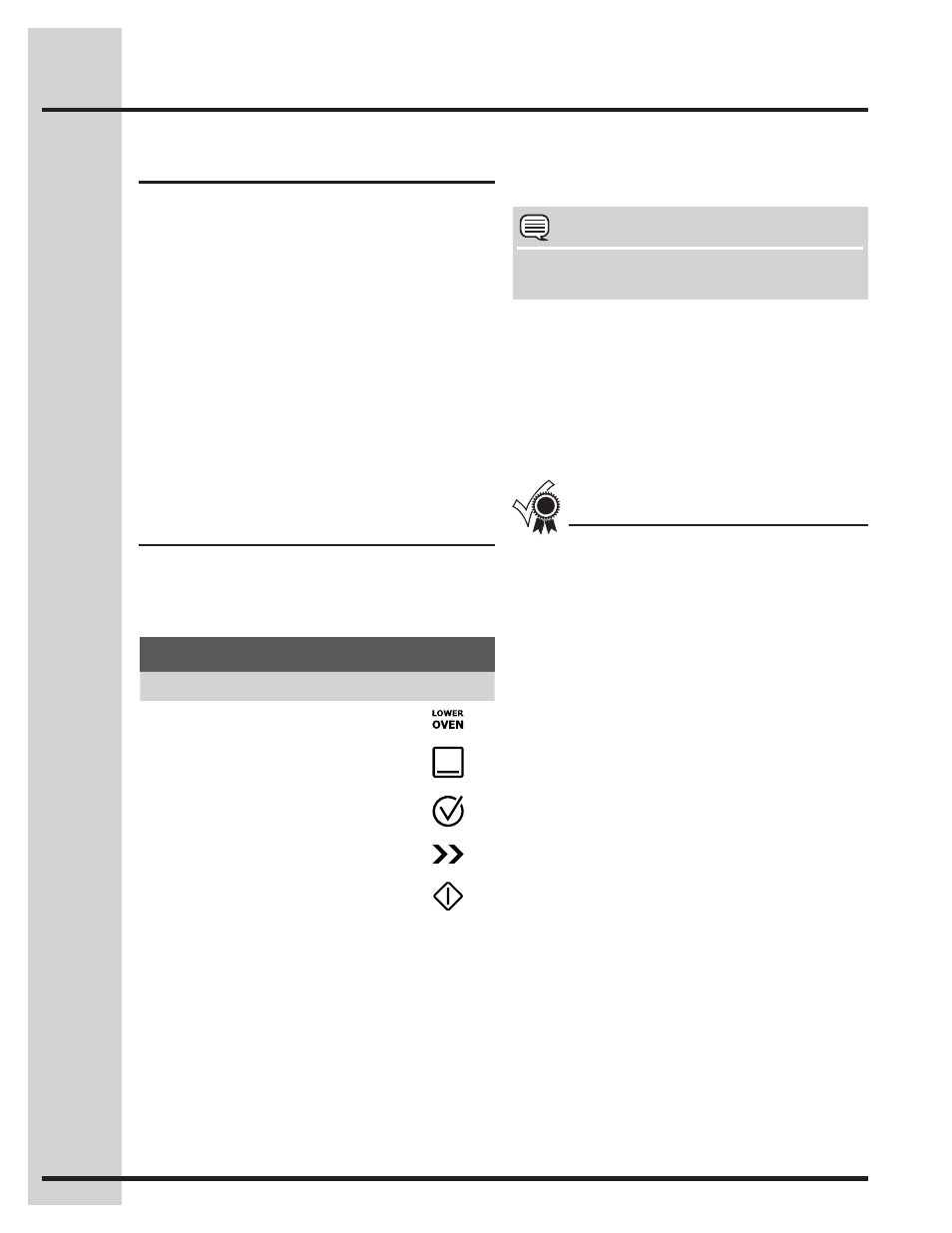 Setting lower oven controls, About rapid preheat | Electrolux WAVE-TOUCH 318205319 User Manual | Page 30 / 72