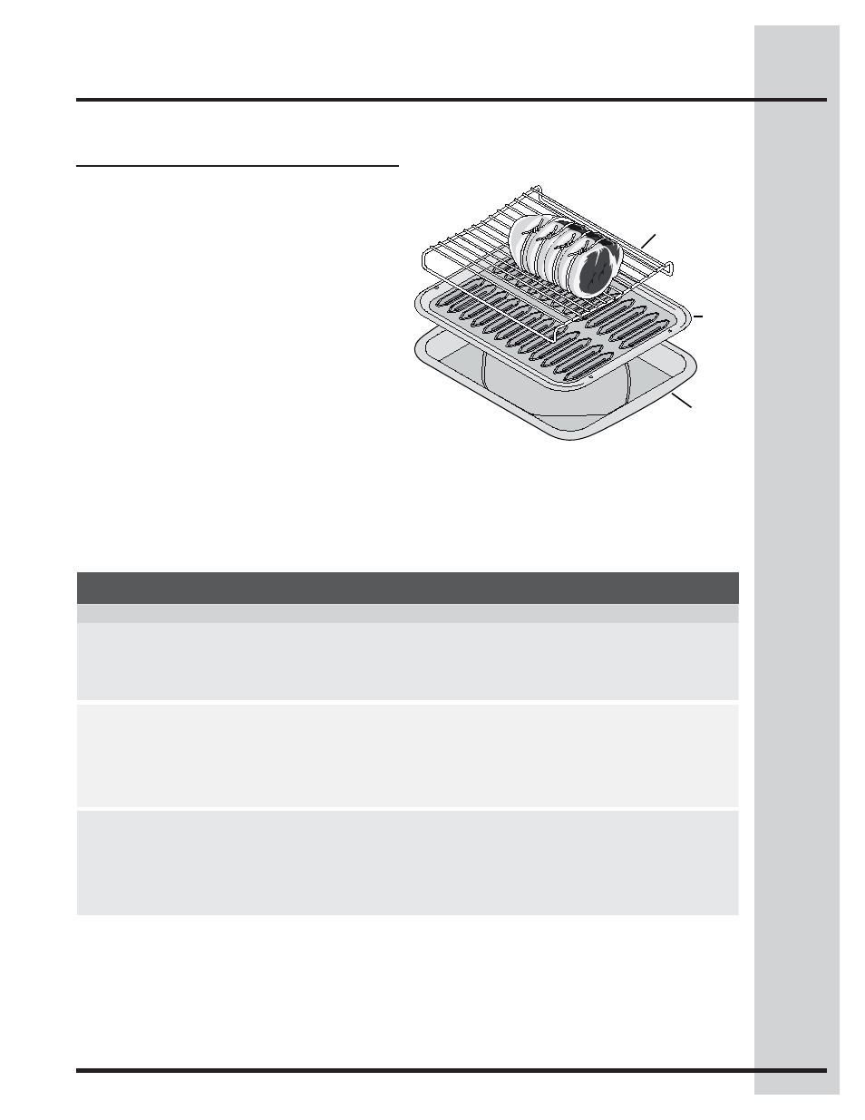 Setting lower oven controls, Roasting recommendations | Electrolux WAVE-TOUCH 318205319 User Manual | Page 39 / 72
