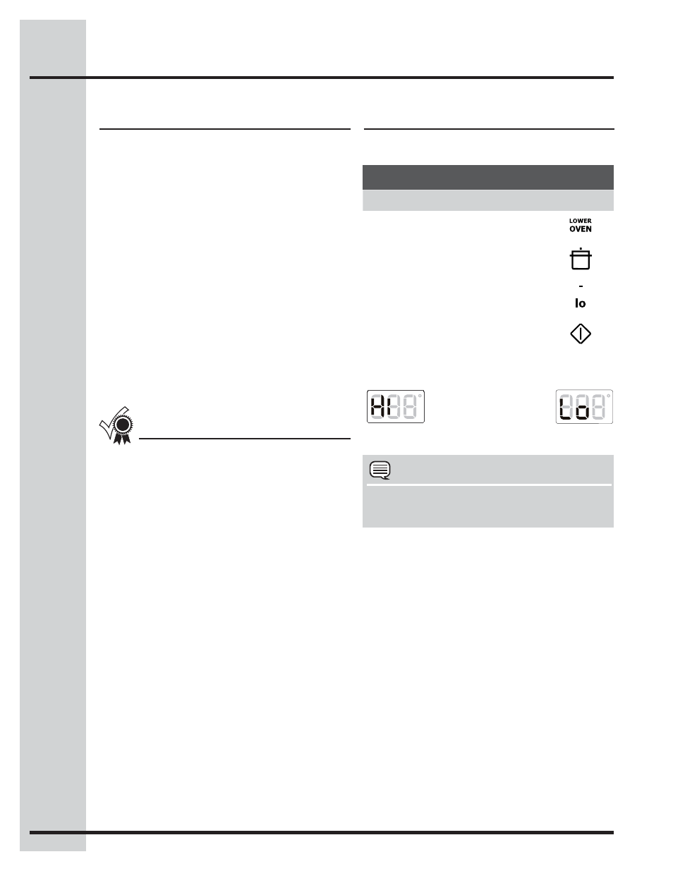 Setting lower oven controls, About slow cook, Setting slow cook | Electrolux WAVE-TOUCH 318205319 User Manual | Page 44 / 72