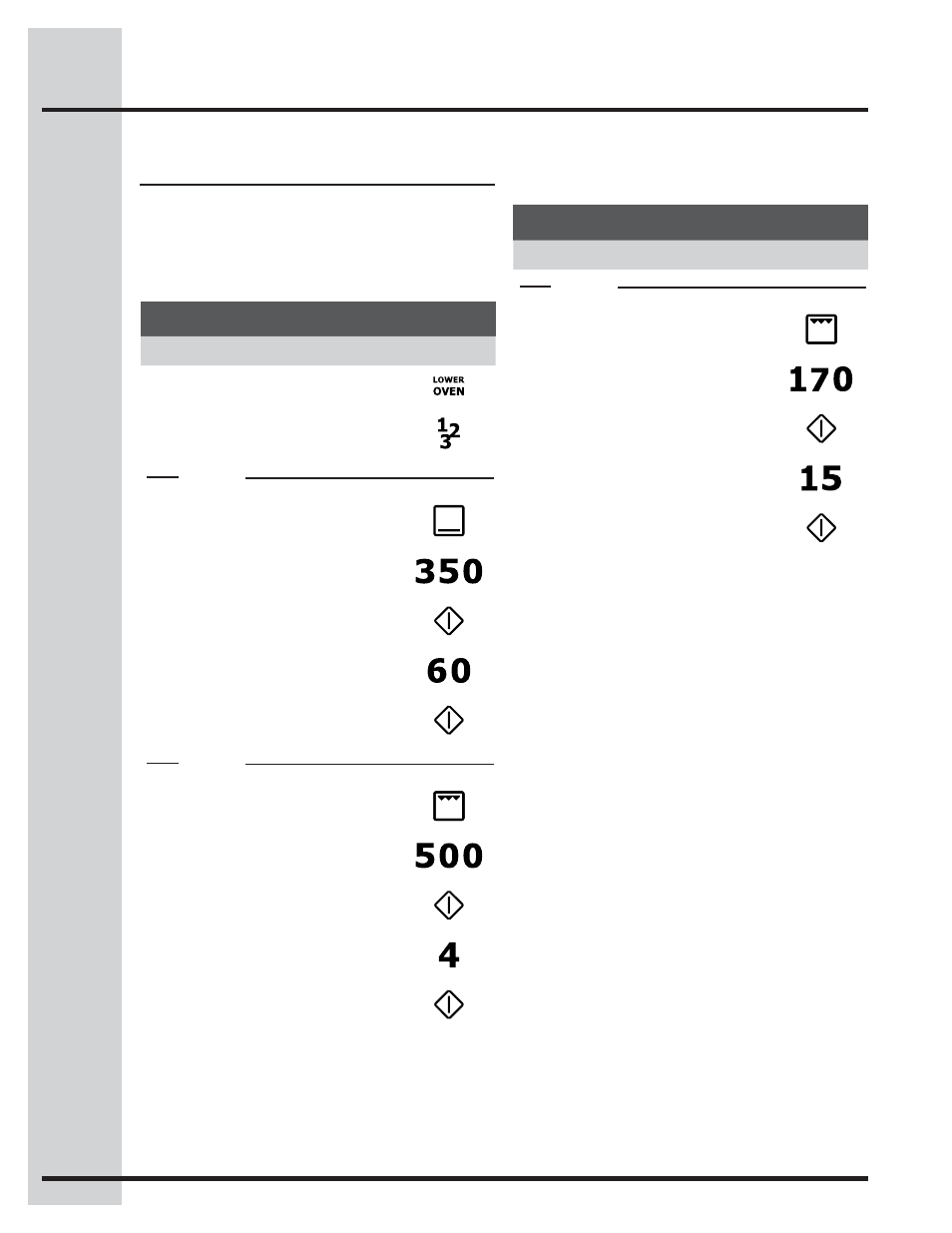 Setting lower oven controls, Setting multi stage | Electrolux WAVE-TOUCH 318205319 User Manual | Page 50 / 72