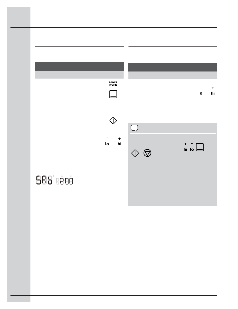 Setting lower oven controls, Canceling sabbath mode, Setting sabbath mode | Electrolux WAVE-TOUCH 318205319 User Manual | Page 52 / 72