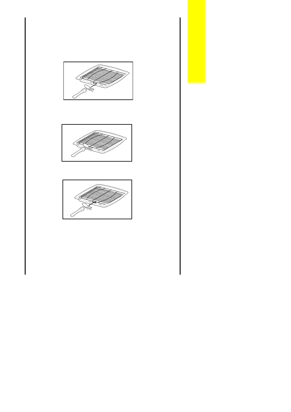 The grill pan and handle | Electrolux CSIG 417 User Manual | Page 9 / 48