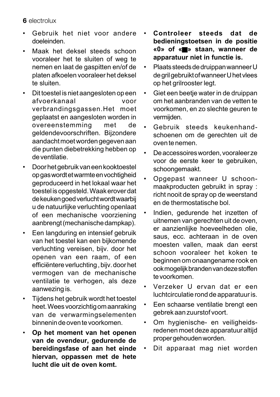 Electrolux EKG 60111 User Manual | Page 6 / 84