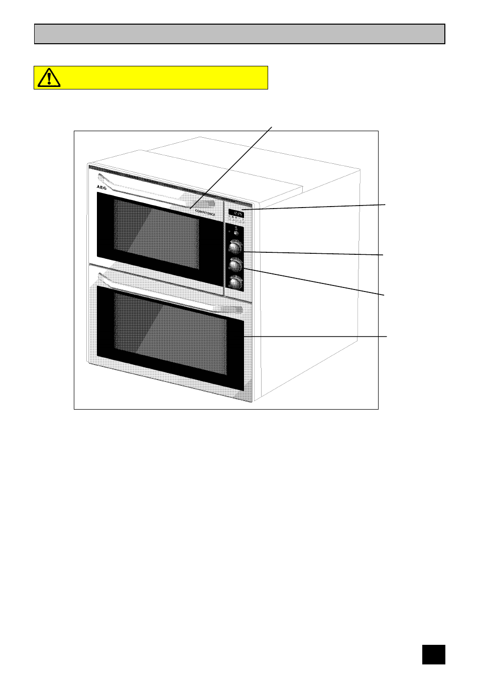 Description of the cooker, Built in electric double oven | Electrolux 5210 BU User Manual | Page 5 / 68