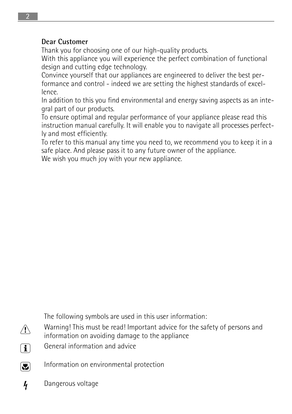 Electrolux FM 7803 K-AN User Manual | Page 2 / 40