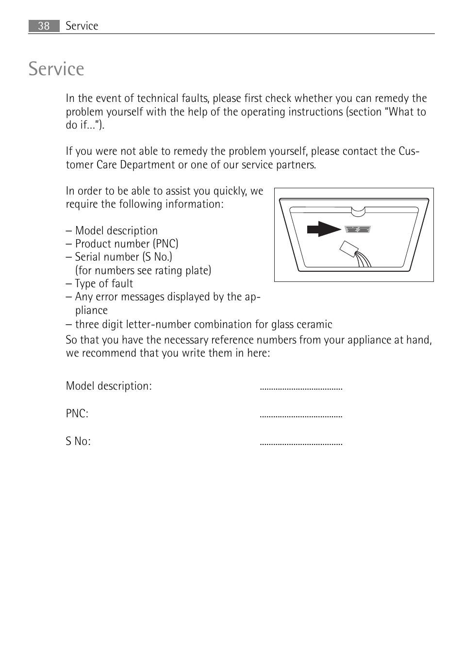 Service | Electrolux FM 7803 K-AN User Manual | Page 39 / 40