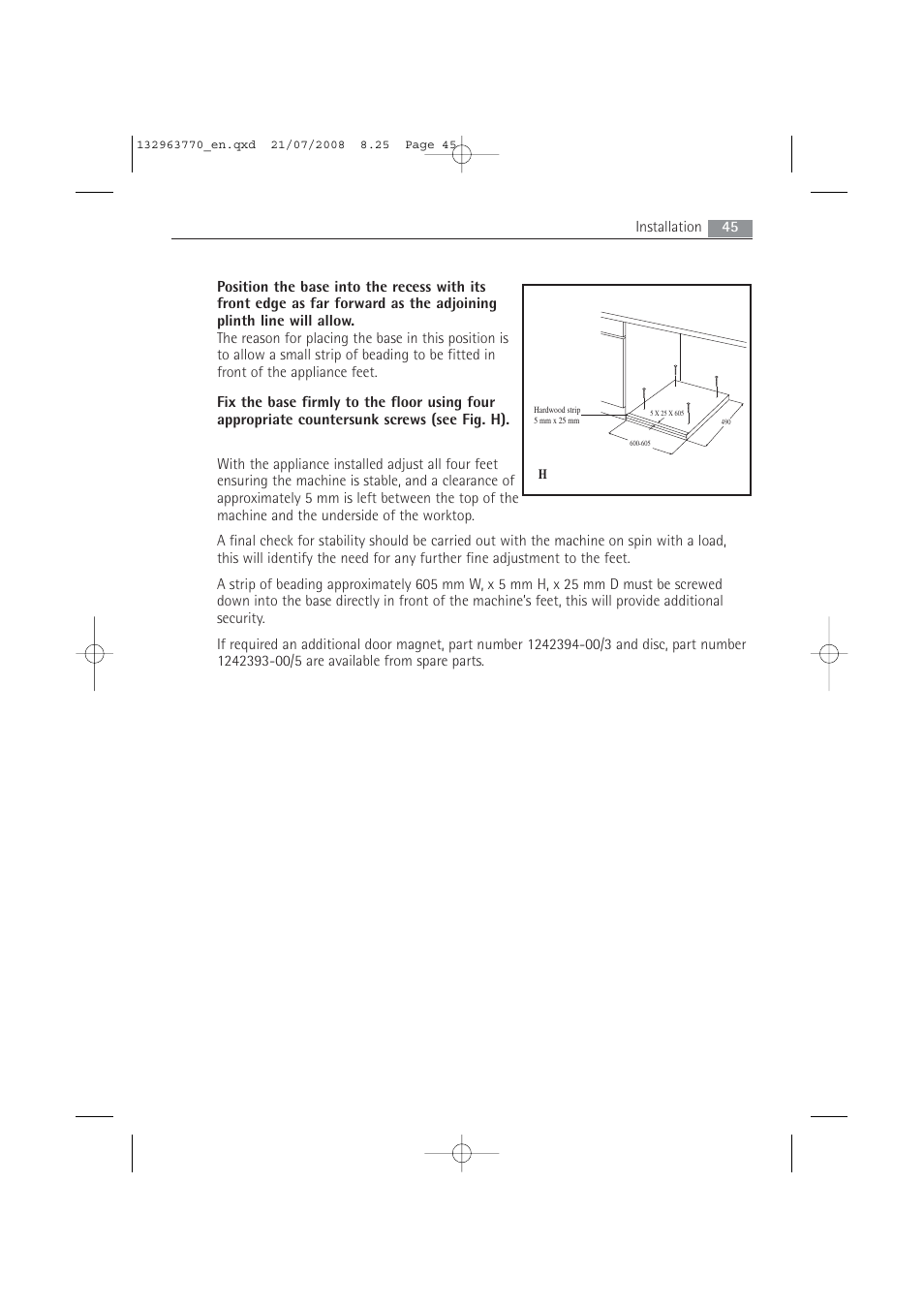 Electrolux 63742 VI User Manual | Page 45 / 48