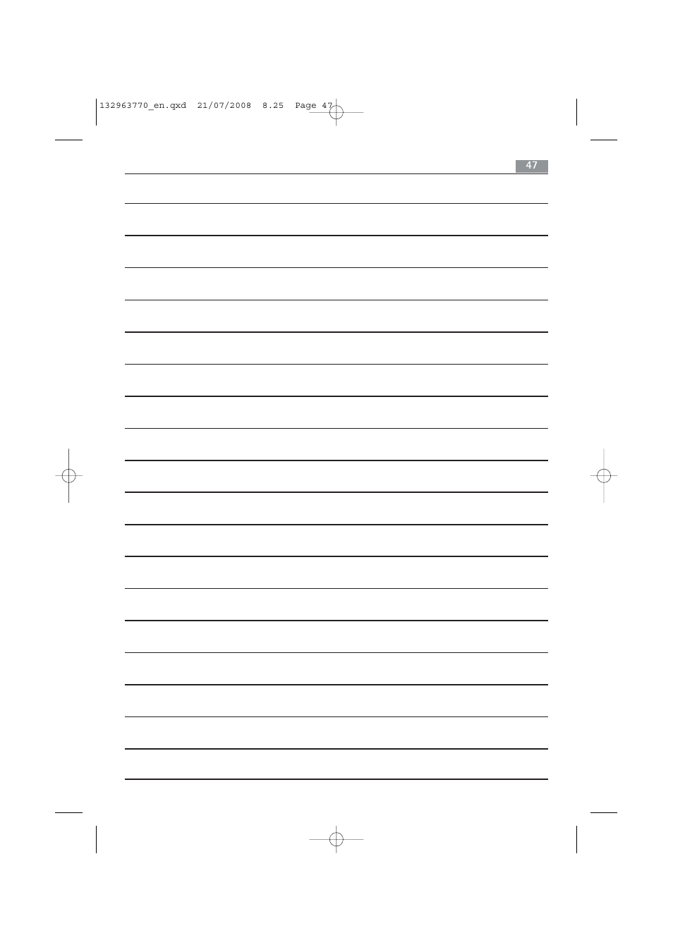 Electrolux 63742 VI User Manual | Page 47 / 48