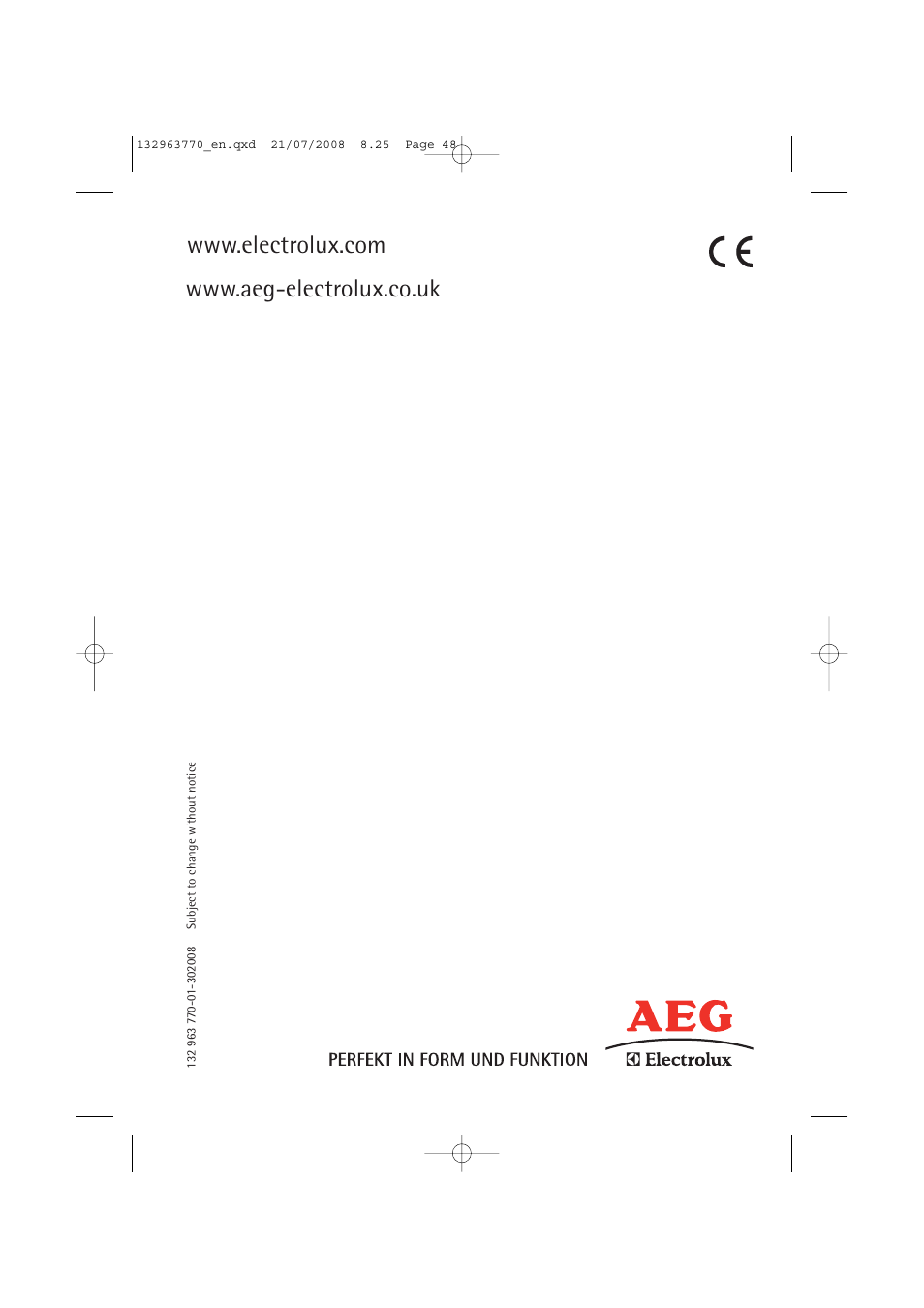 Electrolux 63742 VI User Manual | Page 48 / 48
