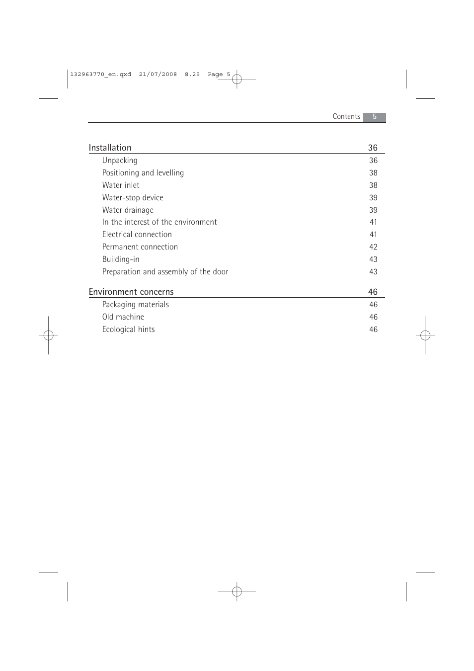 Electrolux 63742 VI User Manual | Page 5 / 48